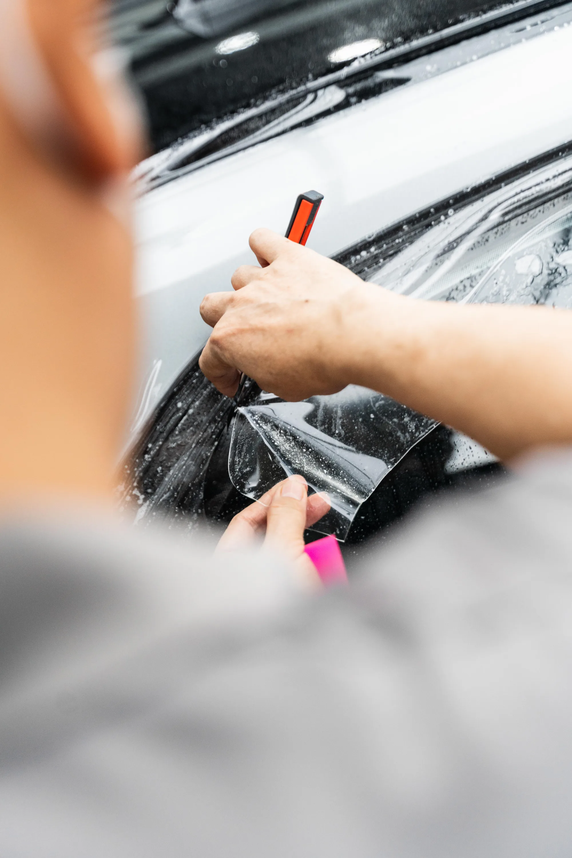 Approved vehicle or paint inspection media.